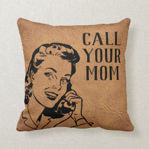 Uni "Call Your Mama" Dorm Decor Abschluss Geschenk Kissen