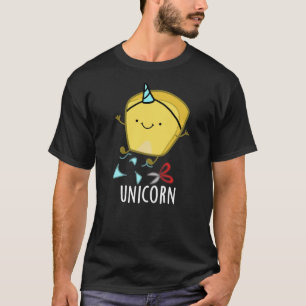 Uni-corn Funny Mais Pun Dark BG T-Shirt