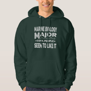Uni der Meeresbiologie bei nur Coolen Menschen Hoodie