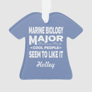 Uni der Meeresbiologie bei nur Coolen Menschen Ornament