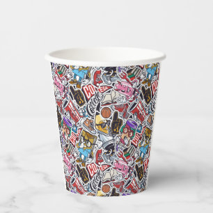 Uni Dynamic Art Urban Graffiti-Muster Pappbecher