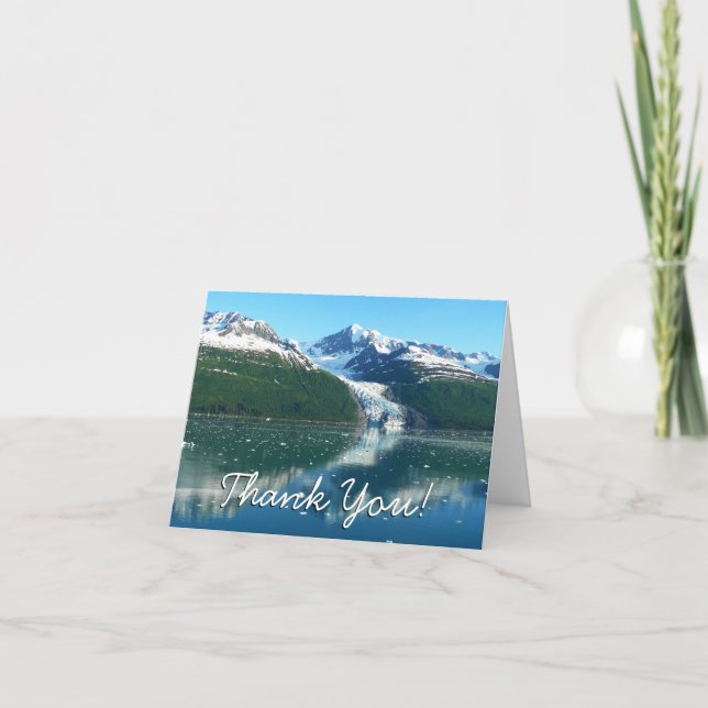 Uni Fjord I Beautiful Alaska Fotografie Dankeskarte (Vorderseite)
