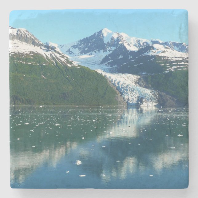 Uni Fjord I Beautiful Alaska Fotografie Steinuntersetzer (Vorderseite)