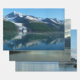 Uni Fjord II Schöne Alaska Fotografie Geschenkpapier Set