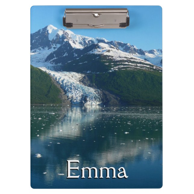 Uni Fjord II Schöne Alaska Fotografie Klemmbrett (Vorderseite)
