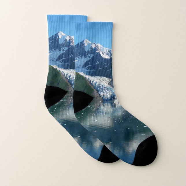 Uni Fjord II Schöne Alaska Fotografie Socken (Paar)