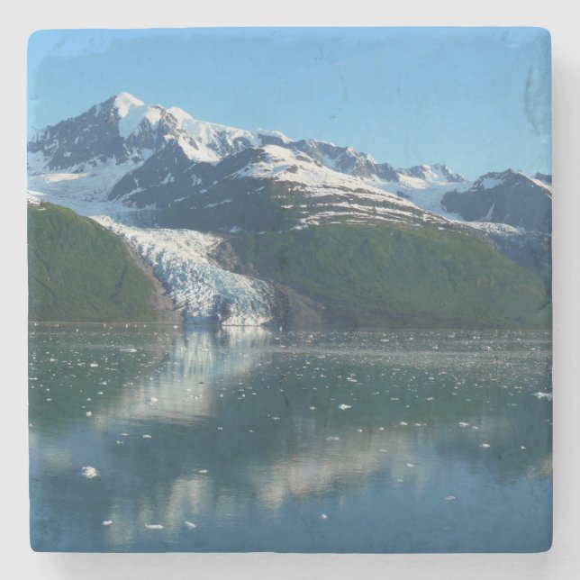 Uni Fjord II Schöne Alaska Fotografie Steinuntersetzer (Vorderseite)