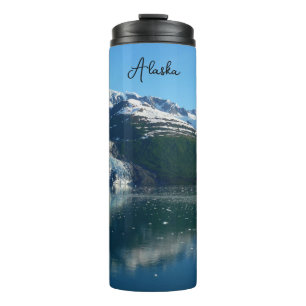 Uni Fjord II Schöne Alaska Fotografie Thermosbecher