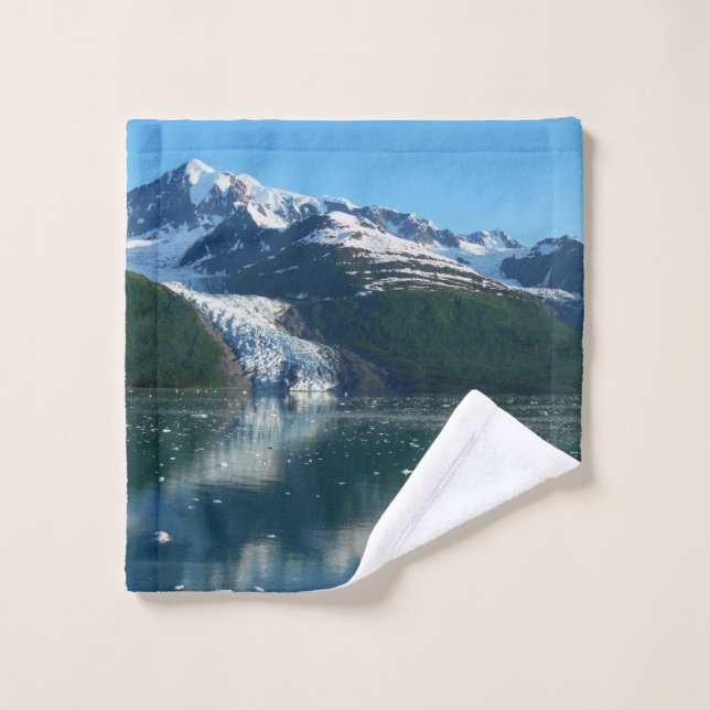 Uni Fjord II Schöne Alaska Fotografie Waschlappen (Waschlappen)