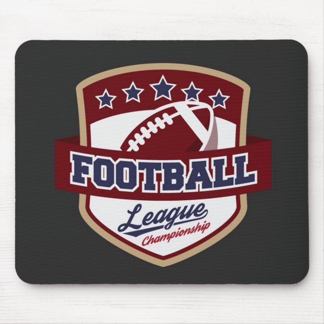 Uni Football Mouse Pad Mousepad (Vorne)