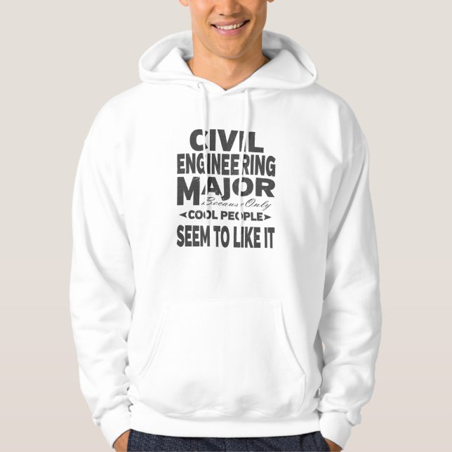 Uni für zivile Ingenieurskunst, nur Coole Hoodie (Vorderseite)