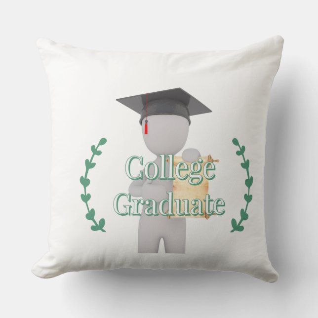 Uni Graduate Kissen (Vorderseite)