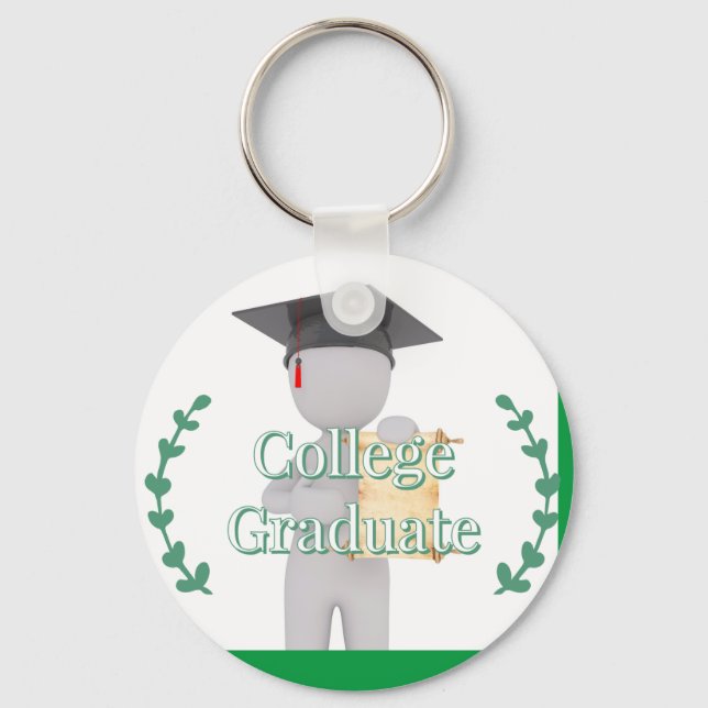 Uni Graduate Schlüsselanhänger (Vorderseite)