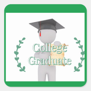Uni Graduate Sticker