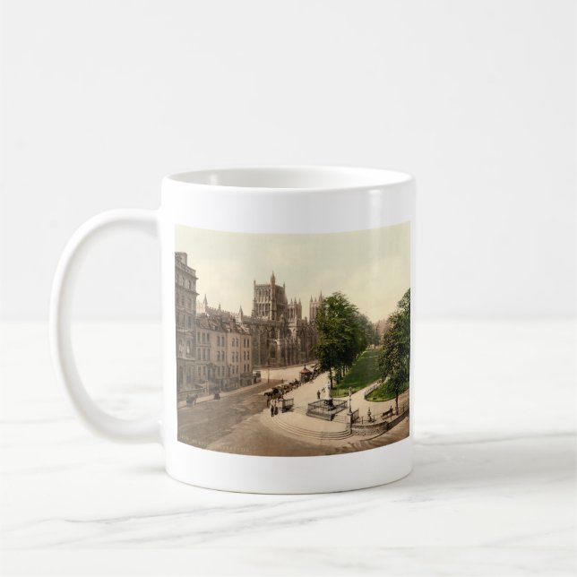 Uni-Grün, Bristol, England Kaffeetasse (Links)