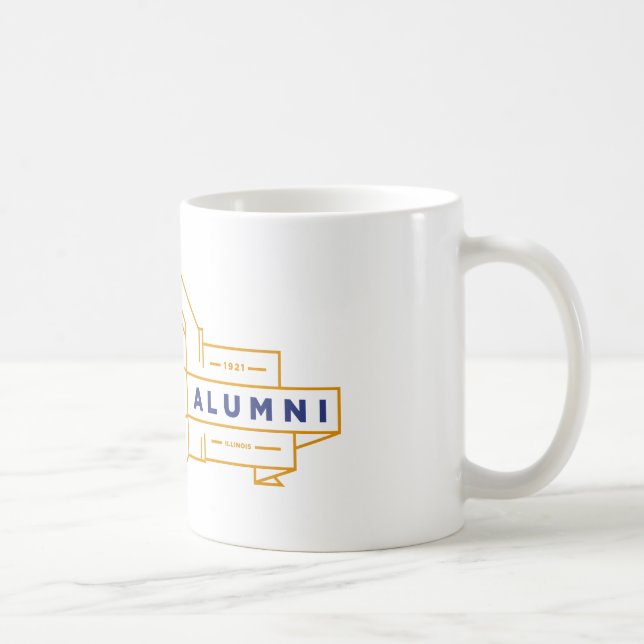 Uni hohe Schüler Kaffeetasse (Rechts)