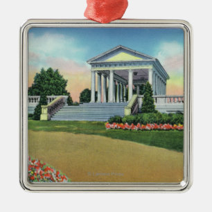 Uni-Hügel-Park-Ansicht von Dudley Denkmal Silbernes Ornament