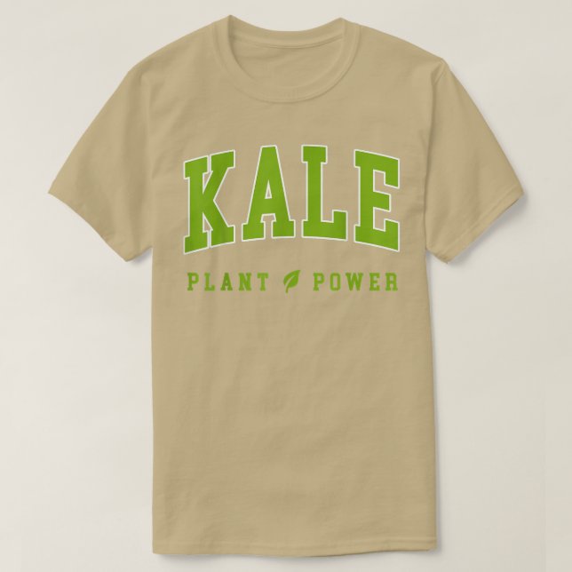 Uni Kale Funny Pflanze Power T T-Shirt (Design vorne)