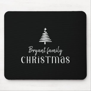 Uni Kids Familien-Weihnachtsbaum Grün Mousepad