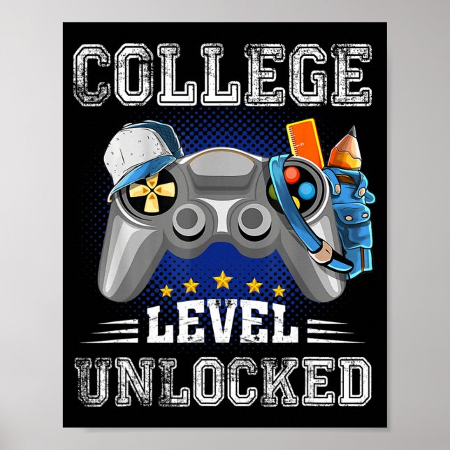 Uni-Level-ungesichertes Videospiel Zurück zur Schu Poster (Vorne)