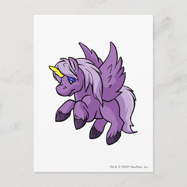 Uni Lila Postkarte (Vorderseite)