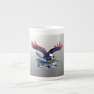 Uni-Logo: Bird of Prey, Hawk Prozellantasse