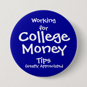 Uni Money Button - blau