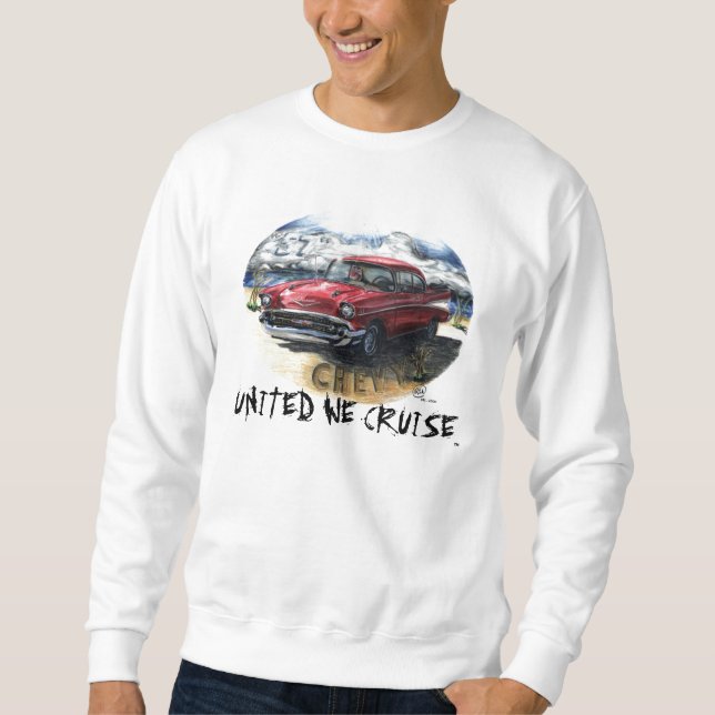 UNI NOUS CRUISE™ - sweat shirt de 57 Chevy (Devant)