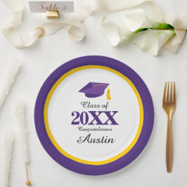 Uni oder Abschluss in der Hochschule Pappteller