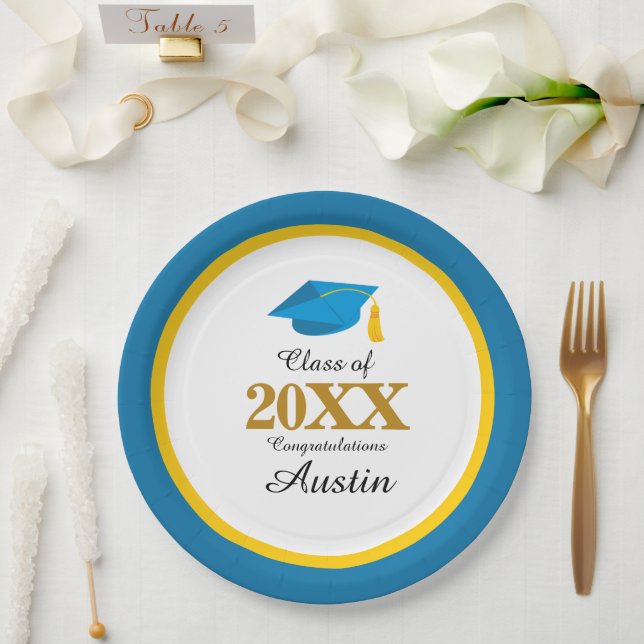 Uni oder Abschluss in der Hochschule Pappteller (Hochzeit)