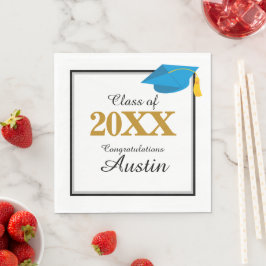 Uni oder Abschluss in der Hochschule Serviette