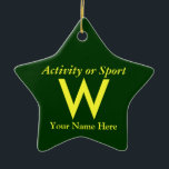 Uni oder hohe Schulabbrecherquote Keramikornament<br><div class="desc">Klicken Sie auf "Anpassen", um dieses Geschenk mit Ihrem eigenen Hintergrund und Schriftart-Farbschemas zu personalisieren.</div>