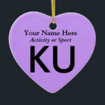 Uni oder hohe Schulabbrecherquote Keramikornament<br><div class="desc">Klicken Sie auf "Anpassen",  um dieses Geschenk mit Ihrem eigenen Hintergrund und Schriftart-Farbschemas zu personalisieren.</div>