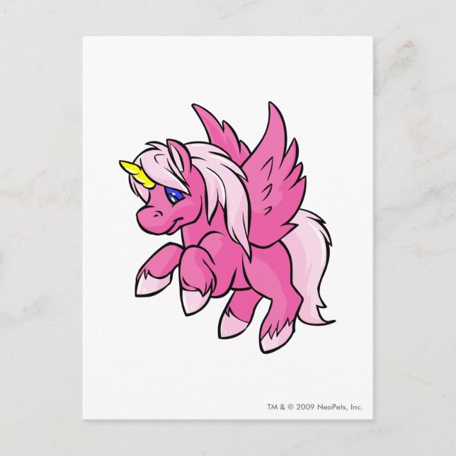 Uni Pink Postkarte (Vorderseite)