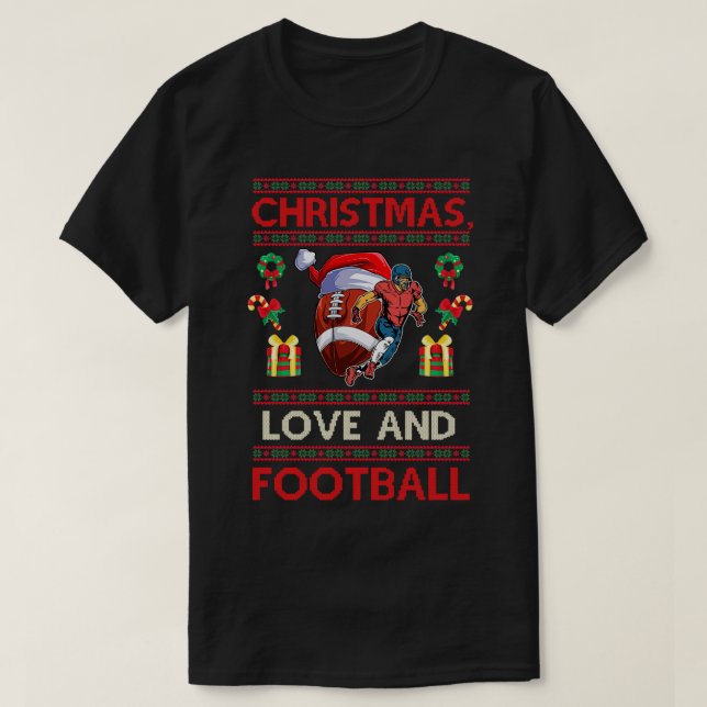 Uni Player Team Outfit Weihnachten Liebe 1 (3) T-Shirt (Design vorne)