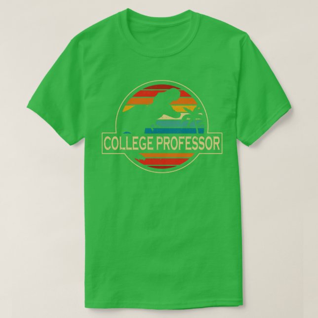 Uni Professor Dinosaur T-Shirt (Design vorne)