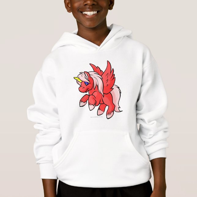 Uni Rot Hoodie (Vorderseite)