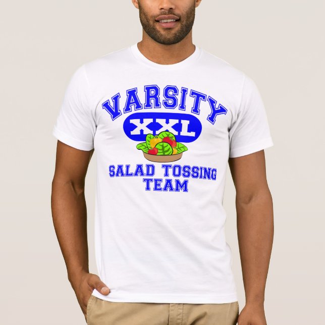 UNI-SALAT, DER TEAM WIRFT T-Shirt (Vorderseite)