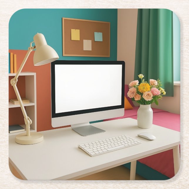 Uni Student Room Untersetzer Set (Vorderseite)