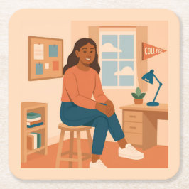 Uni Student Room Untersetzer Set