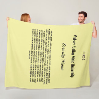 Uni Studentinnenverbindung personalisieren Fleece 