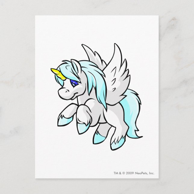 Uni White Postkarte (Vorderseite)