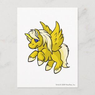 Uni Yellow Postkarte