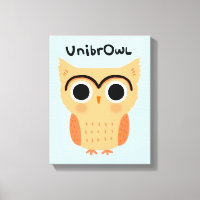 UnibrOwl Unibrow Owl | Funny Niedlich Eyebrows Owl