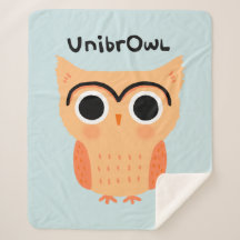 UnibrOwl Unibrow Owl | Funny Niedlich Eyebrows Owl