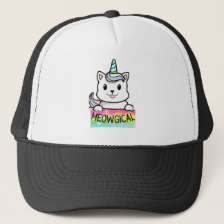 Unicat Caticorn Meowgical Unicorn Cat Men Women Bo Truckerkappe