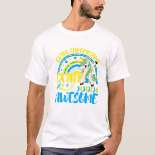 Unicordown Syndrome Awareness Extra Chromosome A T-Shirt