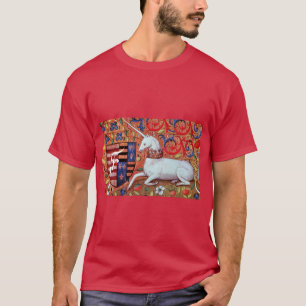 UNICORE UND FANTASY-BLUME, MOTIFS-MONOGRAMM T-Shirt