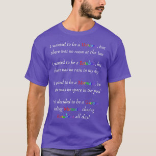 Unicoring Riding Meerjungfrau Jagd Rainbows Den ga T-Shirt