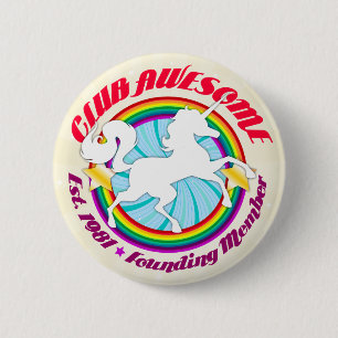 Unicorn 1981 - Verein fantastisch Button